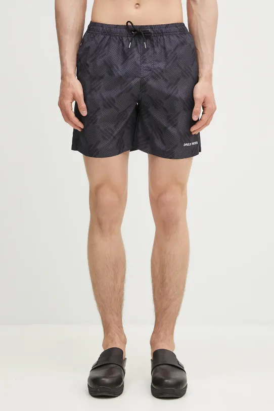 Μαγιό Daily Paper Dotted Monogram Swimshorts μαύρο 2511159