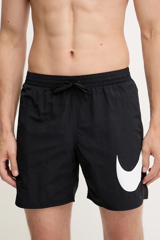 Nike szorty kąpielowe wzorzyste czarny NESSF508