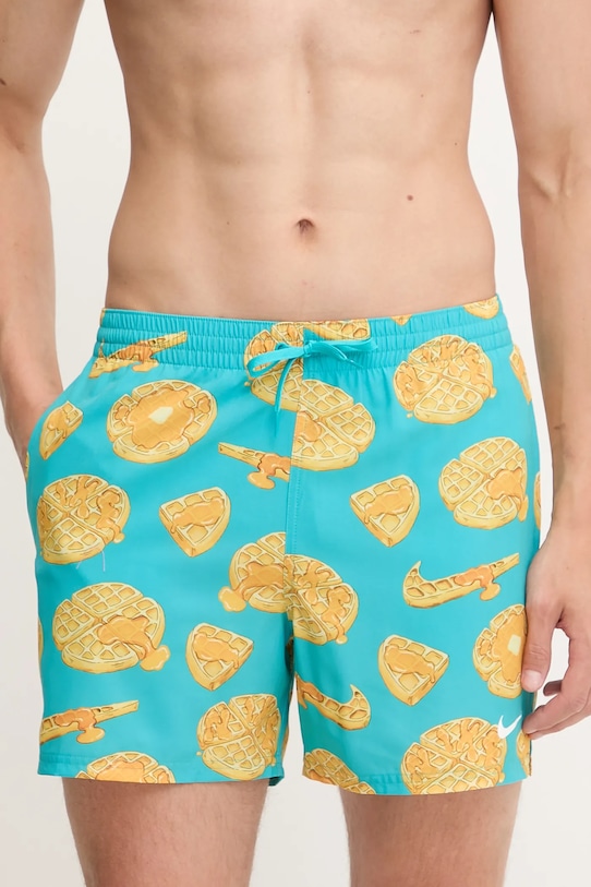 Plavkové šortky Nike Planet friendly tyrkysová NESSF553