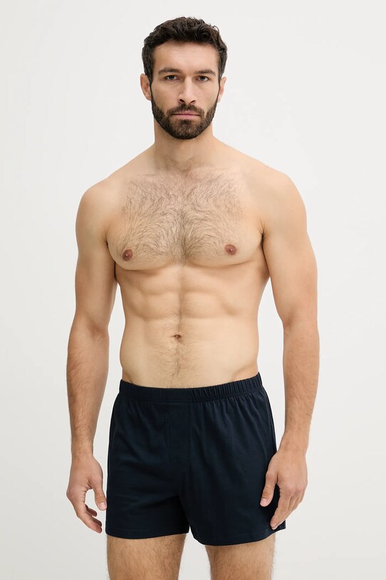 Emporio Armani Underwear bokserki bawełniane bawełna granatowy EM001443.AF14210