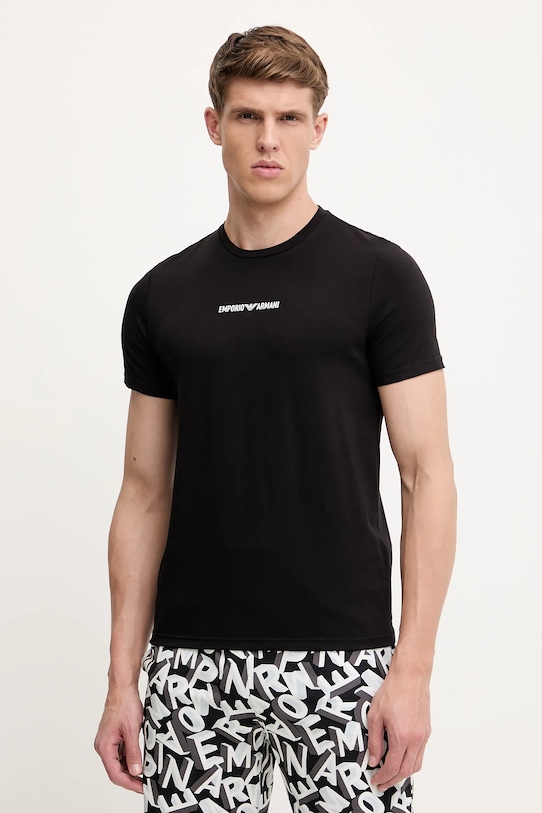 Emporio Armani Underwear pizsama EM000400.AF10794 fekete SS25