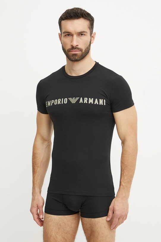 Пижама Emporio Armani Underwear трикотаж чёрный EM000398.AF10772