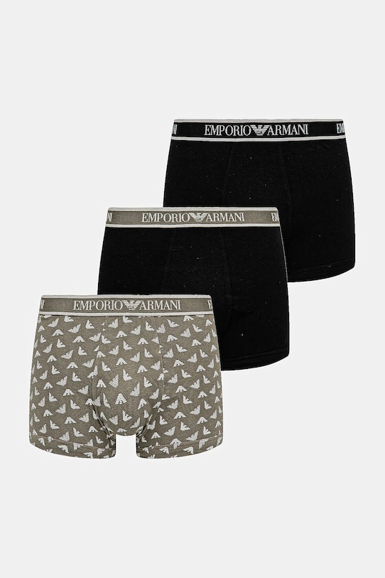 Боксеры Emporio Armani Underwear 3 шт узор чёрный EM000370.AF10779