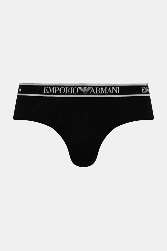 Îmbrăcăminte Emporio Armani Underwear slip 3-pack EM000369.AF10779 negru