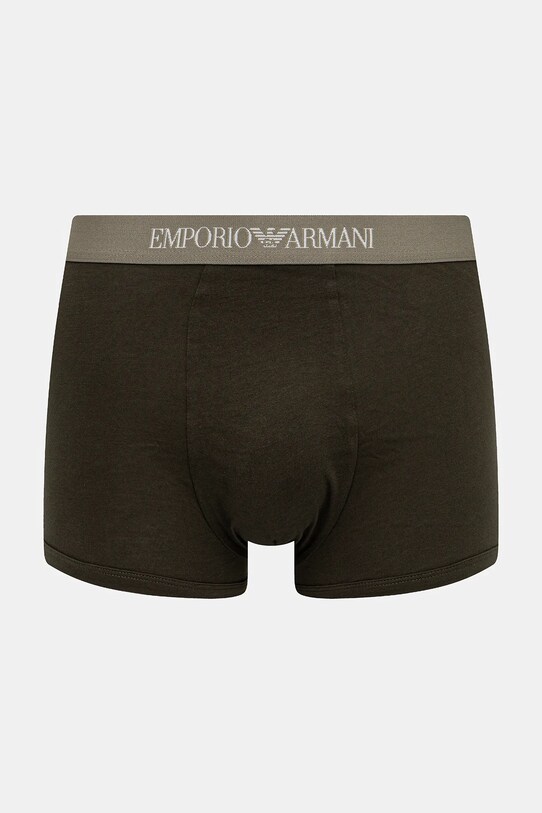 Emporio Armani Underwear boxeri 3-pack EM000260.AF10800 verde SS25