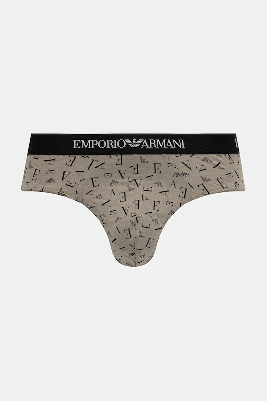 Одежда Хлопковые слипы Emporio Armani Underwear 3 шт EM000256.AF10800 зелёный