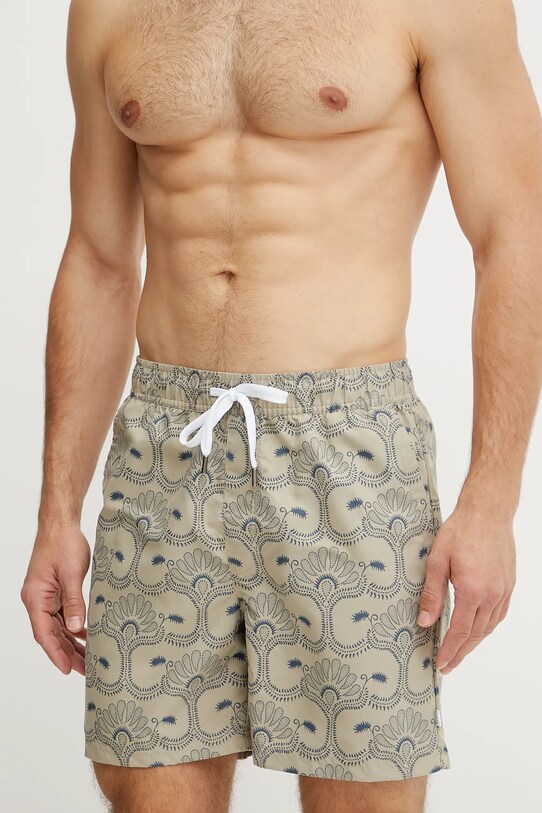 Resteröds pantaloni scurți de baie Willy swim shorts 55251.6460 verde SS25