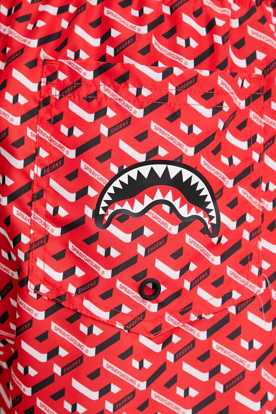 Plavkové šortky Sprayground červená SP753RED