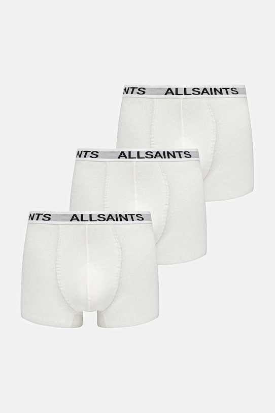 AllSaints bokserki 3-pack dzianina biały M286XB.449752