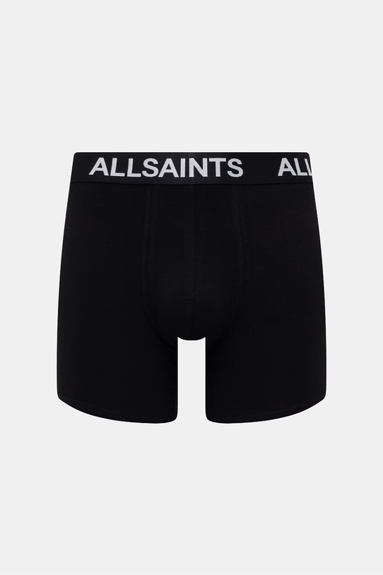 AllSaints boxerky pánské s bavlnou 3-pack M286XB.449752 černá SS25