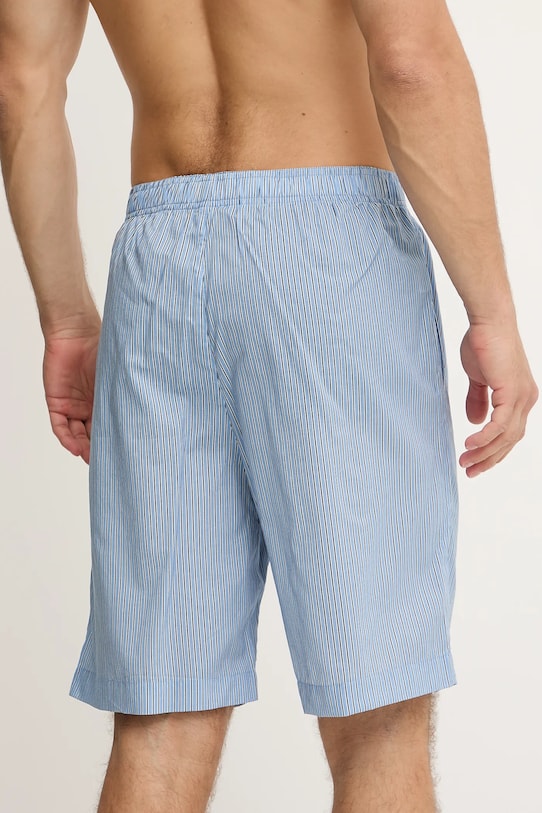 Îmbrăcăminte United Colors of Benetton pantaloni scurți de pijama din bumbac 4XGJ49006 albastru