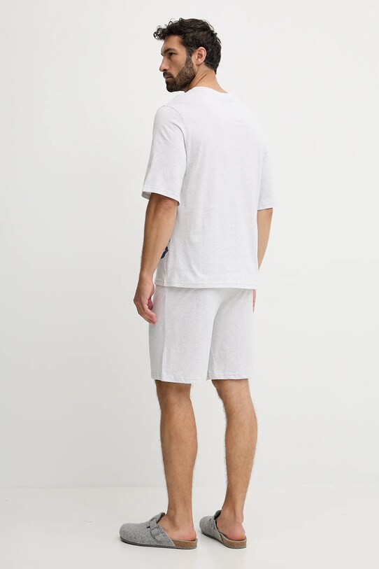 Îmbrăcăminte United Colors of Benetton pijamale de bumbac 30964P02V gri
