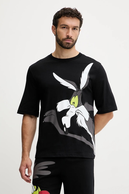 United Colors of Benetton pigiama in lana set nero 30964P02V