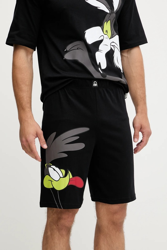 United Colors of Benetton pigiama in lana nero 30964P02V