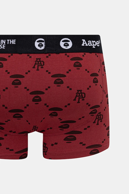 AAPE boxeri Main AAPUWM5297XXN burgundia SS25