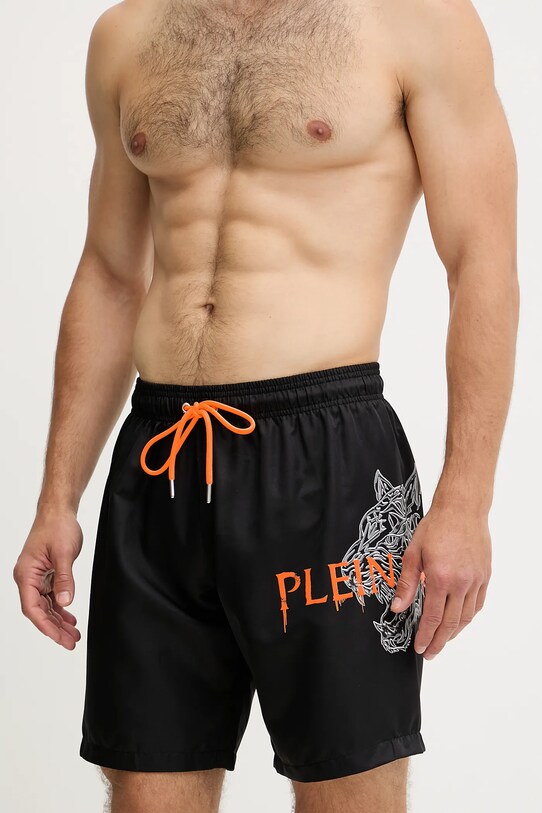 Îmbrăcăminte PLEIN SPORT pantaloni scurți de baie PS25MBL01 negru