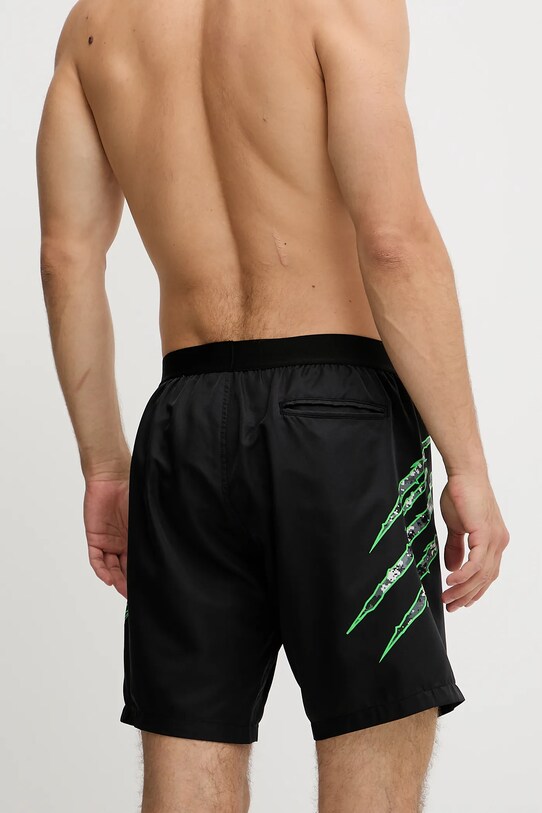 Îmbrăcăminte PLEIN SPORT pantaloni scurți de baie PS25MBL04 negru