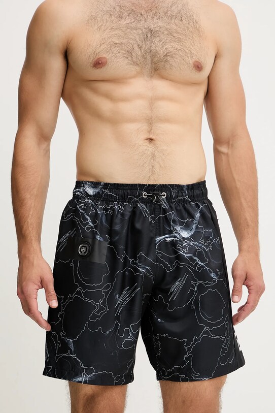 PLEIN SPORT pantaloni scurți de baie negru PS25MBL05