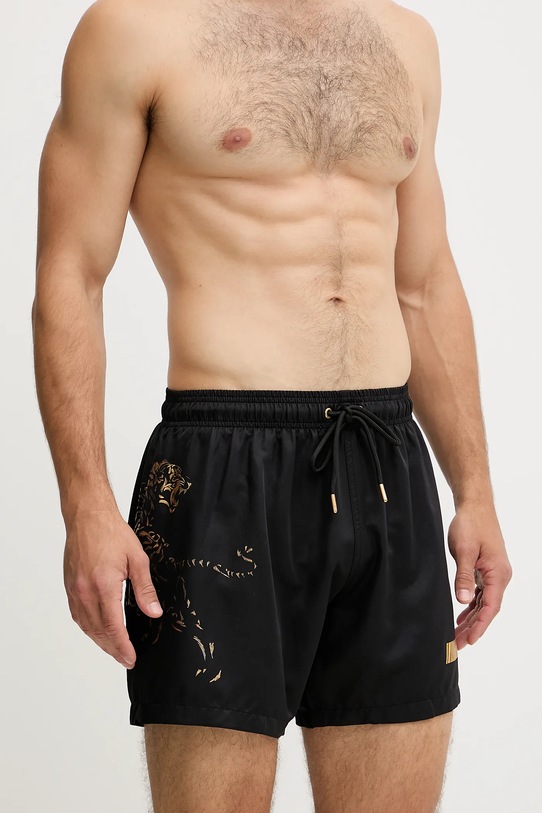 Îmbrăcăminte PLEIN SPORT pantaloni scurți de baie PS25MBM02 negru