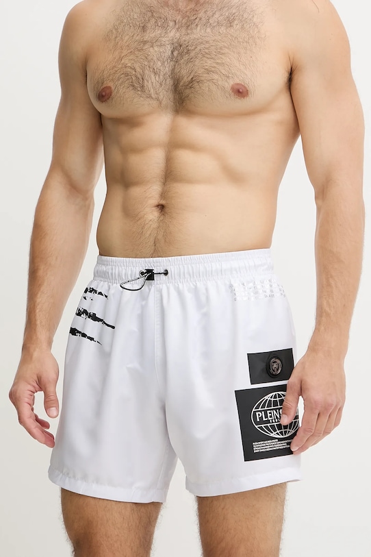 Μαγιό PLEIN SPORT λευκό PS25MBM05