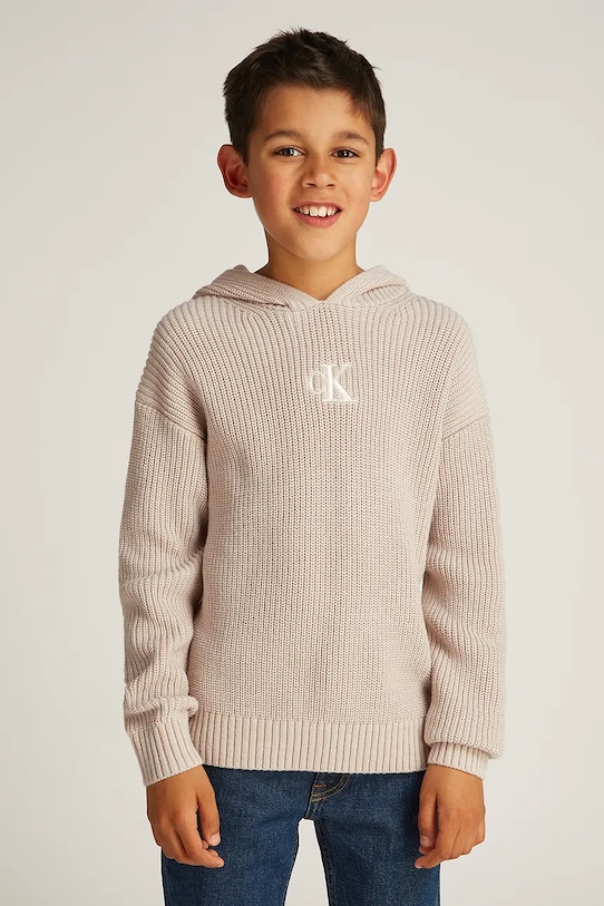Calvin Klein Jeans pulover copii 0 uni bej IB0IB02413.128.176.PPYA