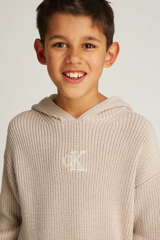 Calvin Klein Jeans pulover copii 0 IB0IB02413.128.176.PPYA bej