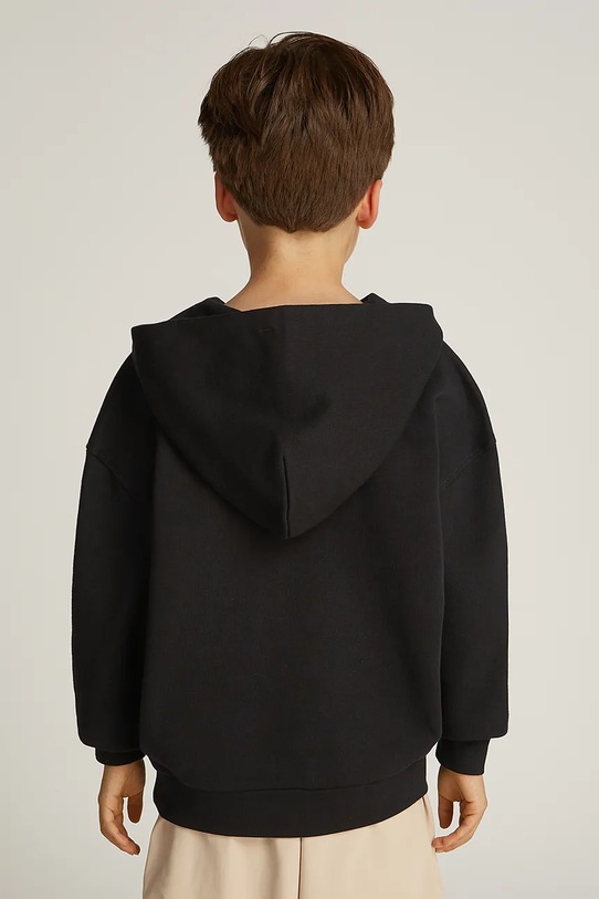 Detská mikina Calvin Klein Jeans 0 čierna IB0IB02377.116.PPYA
