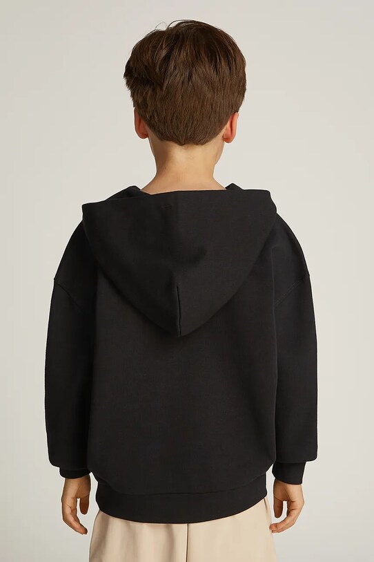 Дитяча кофта Calvin Klein Jeans 0 чорний IB0IB02377.128.176.PPYA