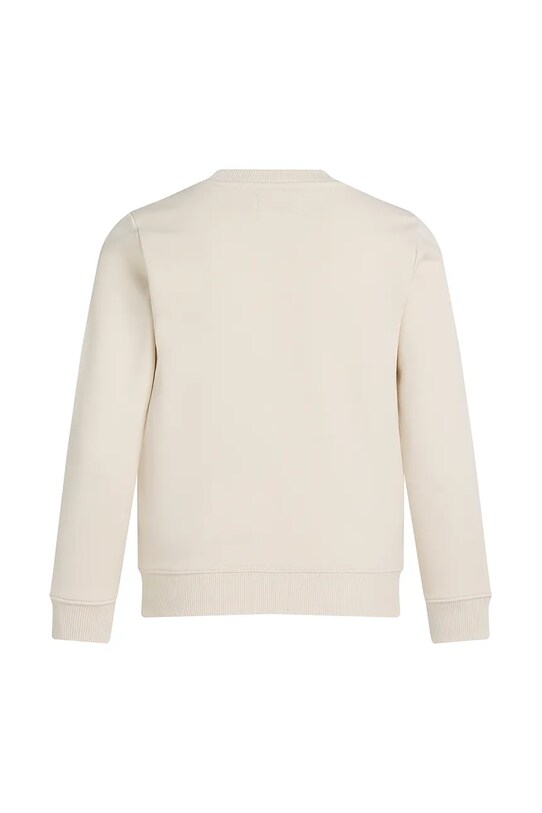 Мальчик Детская хлопковая кофта Calvin Klein Jeans 0 IU0IU00675.PPYA бежевый