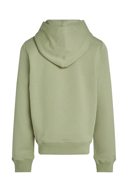 Мальчик Детская хлопковая кофта Calvin Klein Jeans 0 IU0IU00679.116.PPYA зелёный