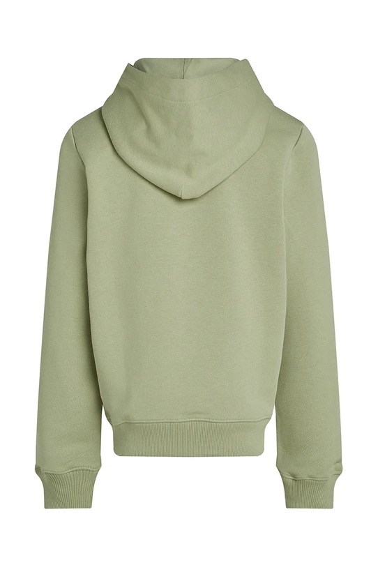 Мальчик Детская хлопковая кофта Calvin Klein Jeans 0 IU0IU00679.128.176.PPYA зелёный
