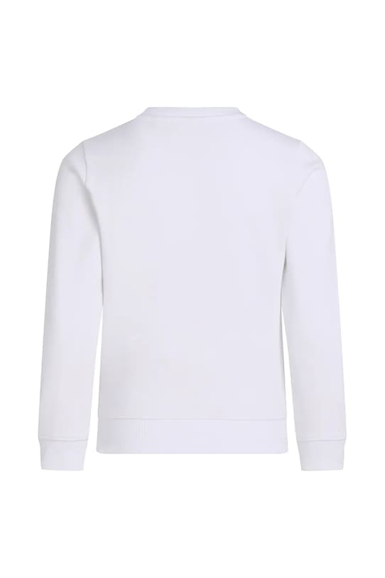 Мальчик Детская хлопковая кофта Calvin Klein Jeans IU0IU00686.PPYA белый