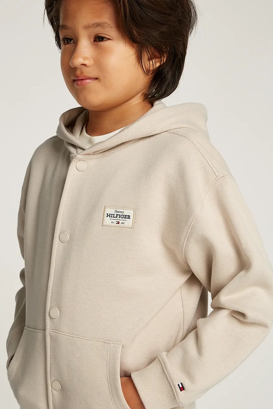 Tommy Hilfiger bluza dziecięca beżowy KB0KB09314.98.122.PPYA