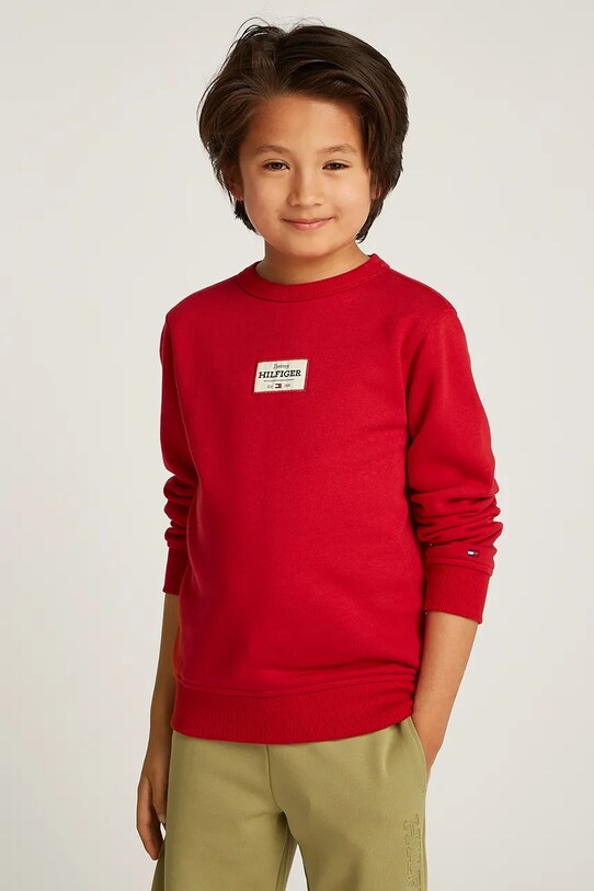 Детская кофта Tommy Hilfiger без капюшона красный KB0KB09315.98.122.PPYA