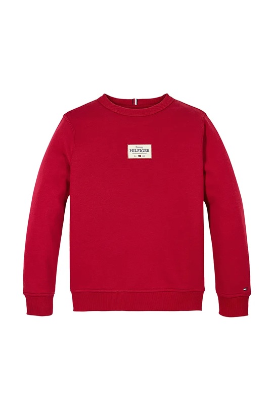 Детски суичър Tommy Hilfiger KB0KB09315.98.122.PPYA червен SS25