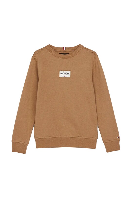 Tommy Hilfiger bluza copii KB0KB09315.98.122.PPYA maro SS25