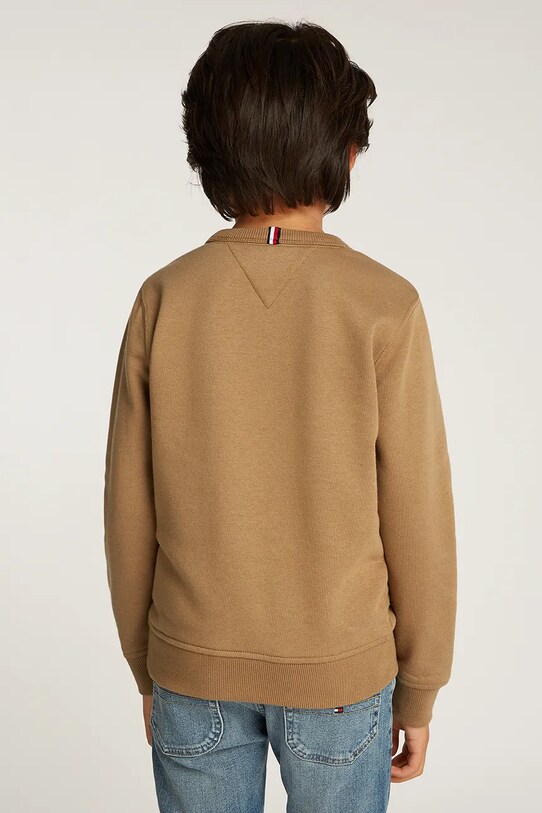 Tommy Hilfiger bluza copii maro KB0KB09315.98.122.PPYA