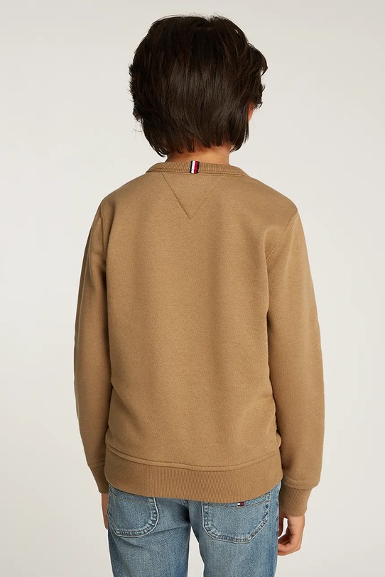 Tommy Hilfiger bluza dziecięca brązowy KB0KB09315.98.122.PPYA