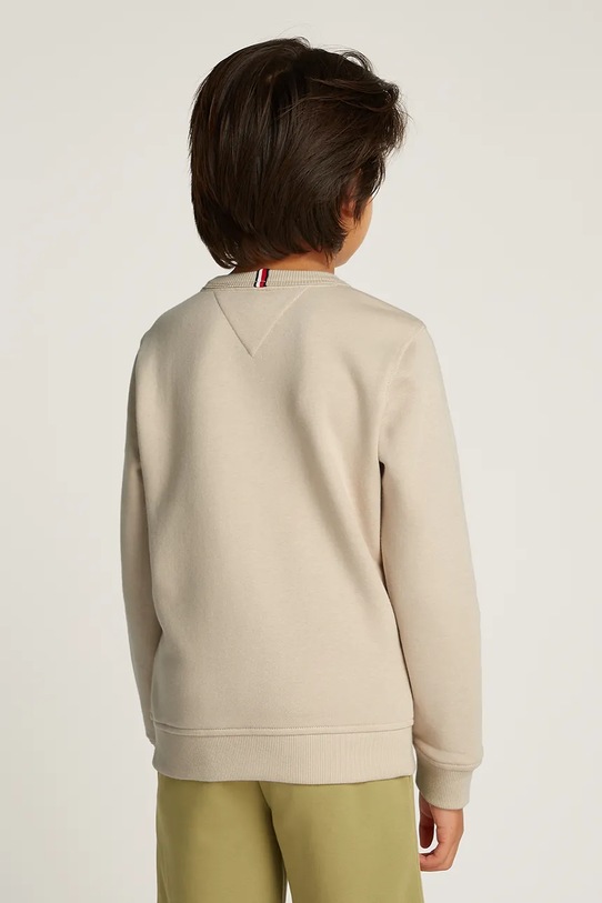 Detská mikina Tommy Hilfiger béžová KB0KB09315.128.176.PPYA