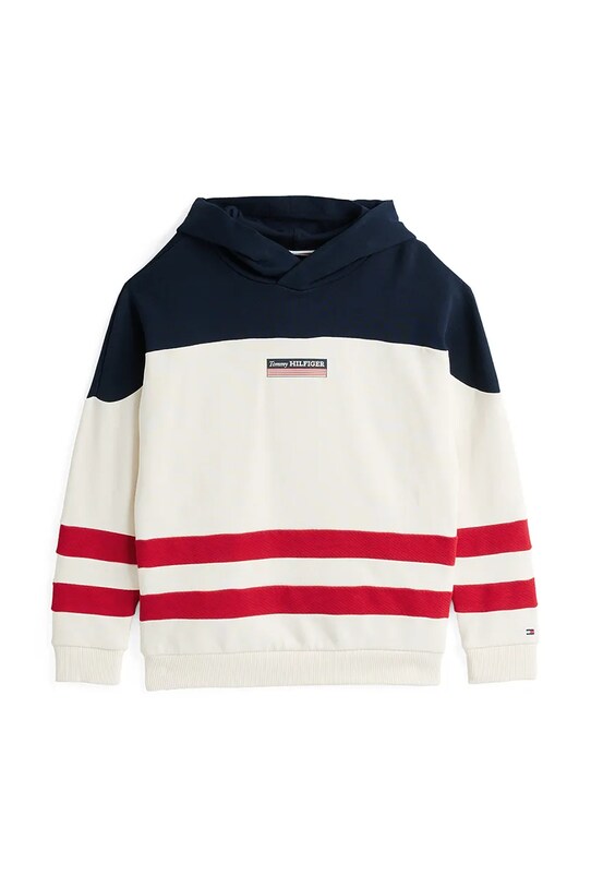 Tommy Hilfiger bluza bawełniana dziecięca KB0KB09584.PPYA beżowy SS25