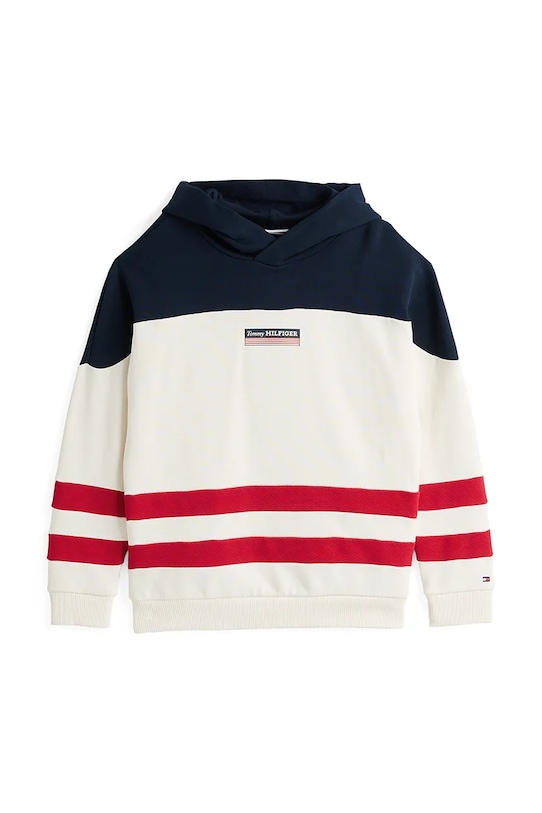 Dětská bavlněná mikina Tommy Hilfiger KB0KB09584.PPYA béžová SS25