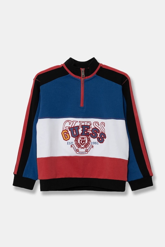 Дитяча бавовняна кофта Guess бавовна блакитний L5RQ00.KA6R4.PPYA