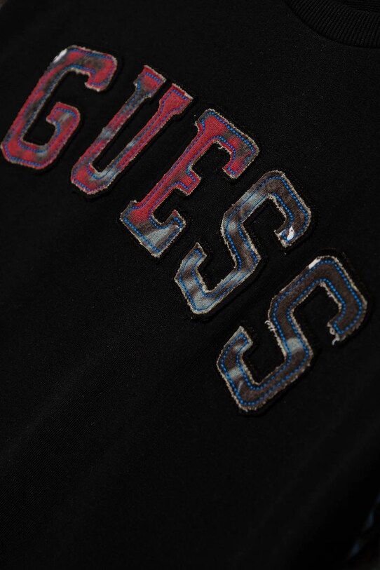 Chłopiec Guess bluza bawełniana dziecięca L5RQ01.KA6R4.PPYA czarny