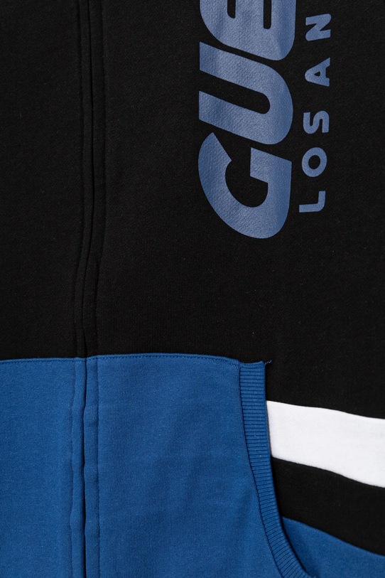 Chlapec Detská bavlnená mikina Guess L5RQ02.KA6R4.PPYA modrá