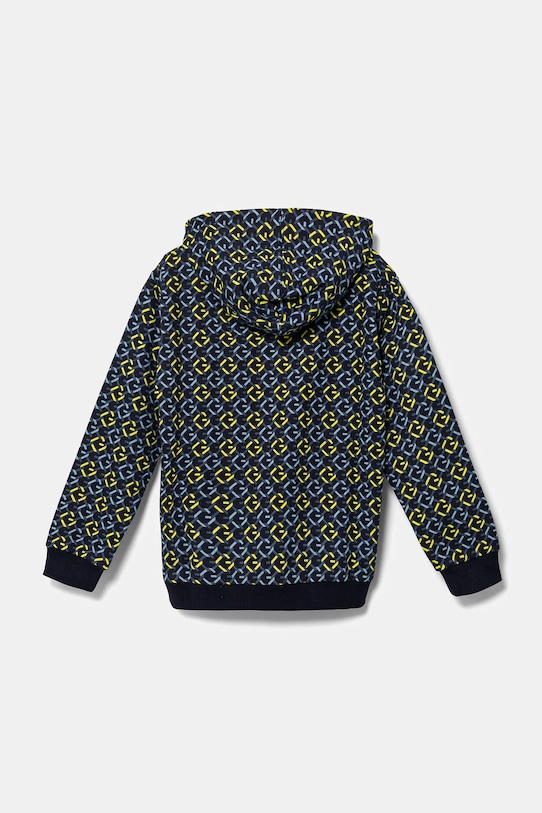 Dječja pamučna dukserica Guess L5RQ05.KA6R4.PPYA mornarsko plava SS25