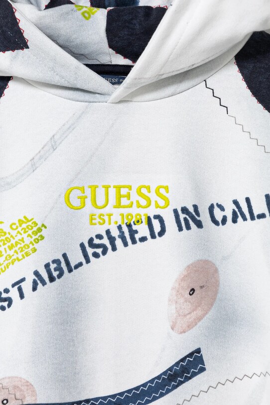 Мальчик Детская хлопковая кофта Guess L5RQ05.KA6R4.PPYA тёмно-синий