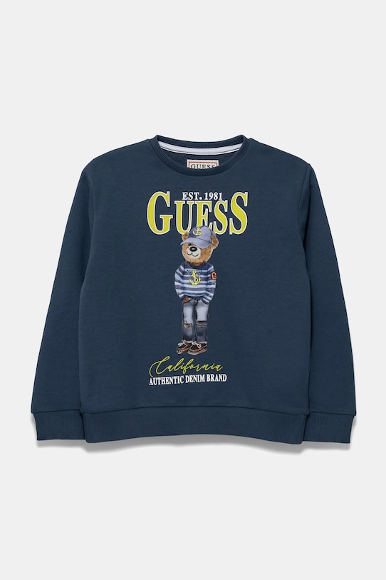 Guess felpa in cotone bambino/a senza blu navy L5RQ06.KAD74.PPYA