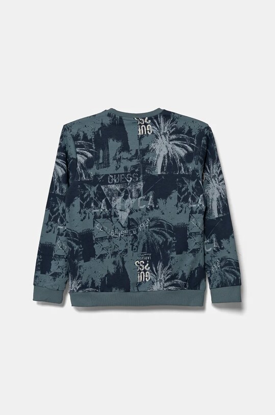 Guess bluza bawełniana dziecięca L5RQ08.KA6R4.PPYA granatowy SS25