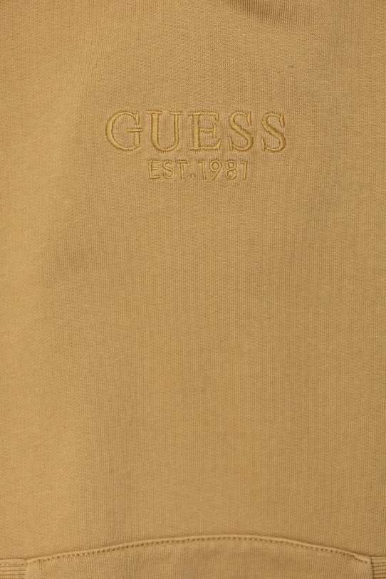 Chlapec Detská bavlnená mikina Guess L5RQ17.KAD74.PPYA žltá