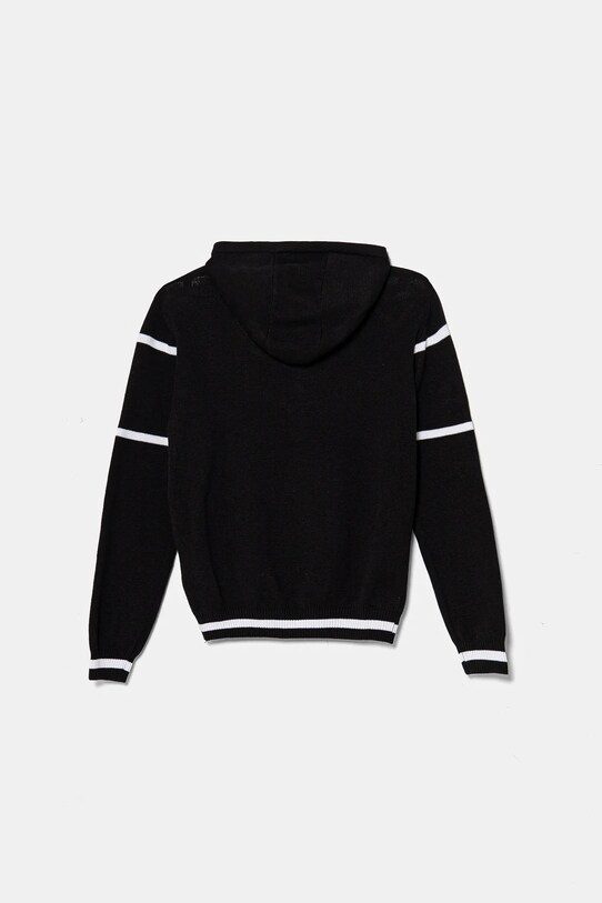 Детский хлопковый кардиган Guess L5RR03.Z2NN0.PPYA чёрный SS25